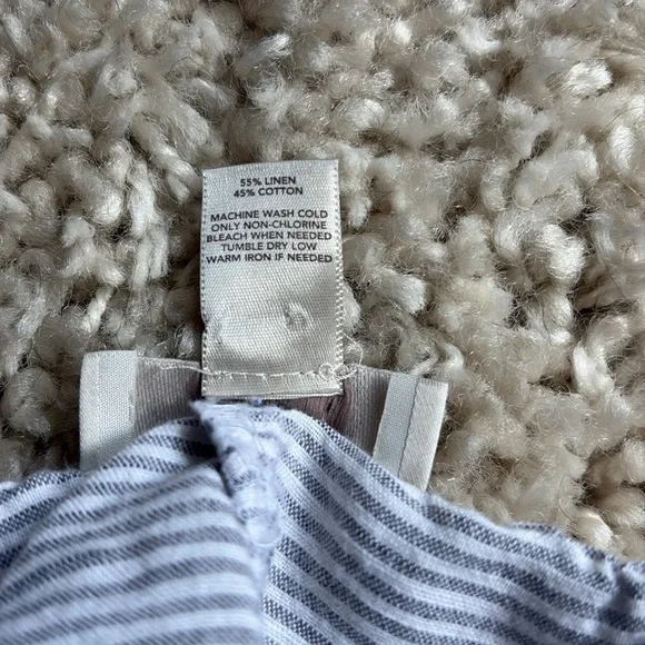 LOFT Gray Linen and cotton shorts - Picture 6 of 6